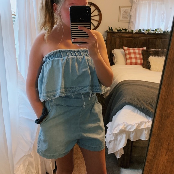 Umgee Other - Umgee // Denim Romper